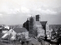 La basilique en reconstruction