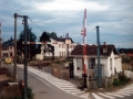 Passage à niveau de la gare au moment de sa fermeture