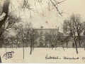 Pensionnat sous la neige en 1917